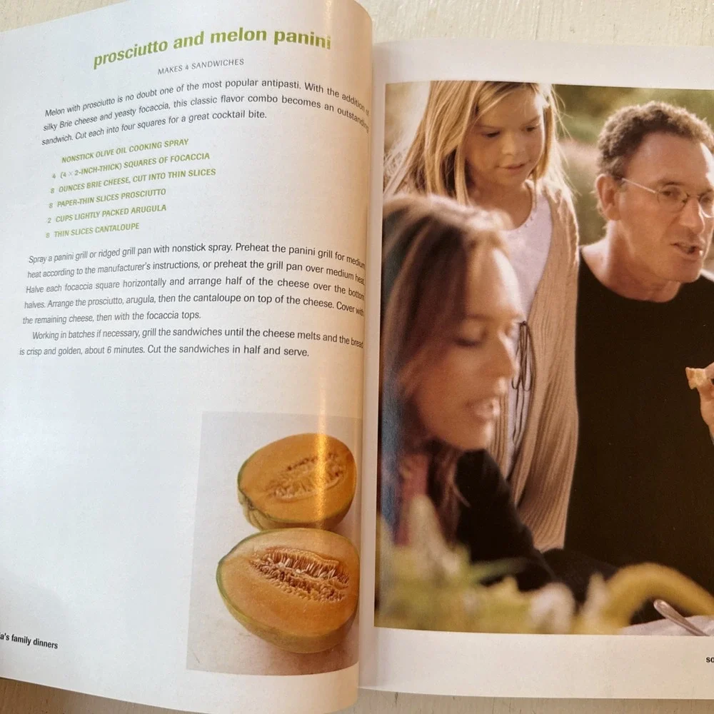 Giada Family Dinners‎ Cookbook Hardcover Dust Jacket Clarkson Potter Italian